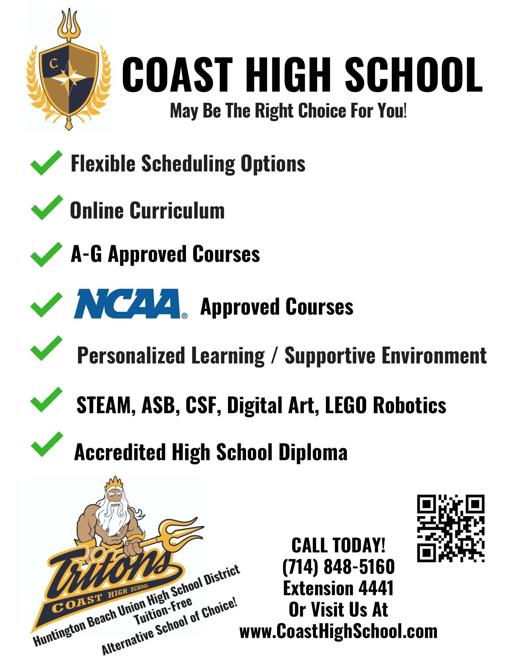 coast high school pacific high school online diploma